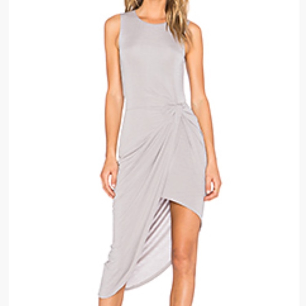 Jersey knit heather gray dress from REVOLVE